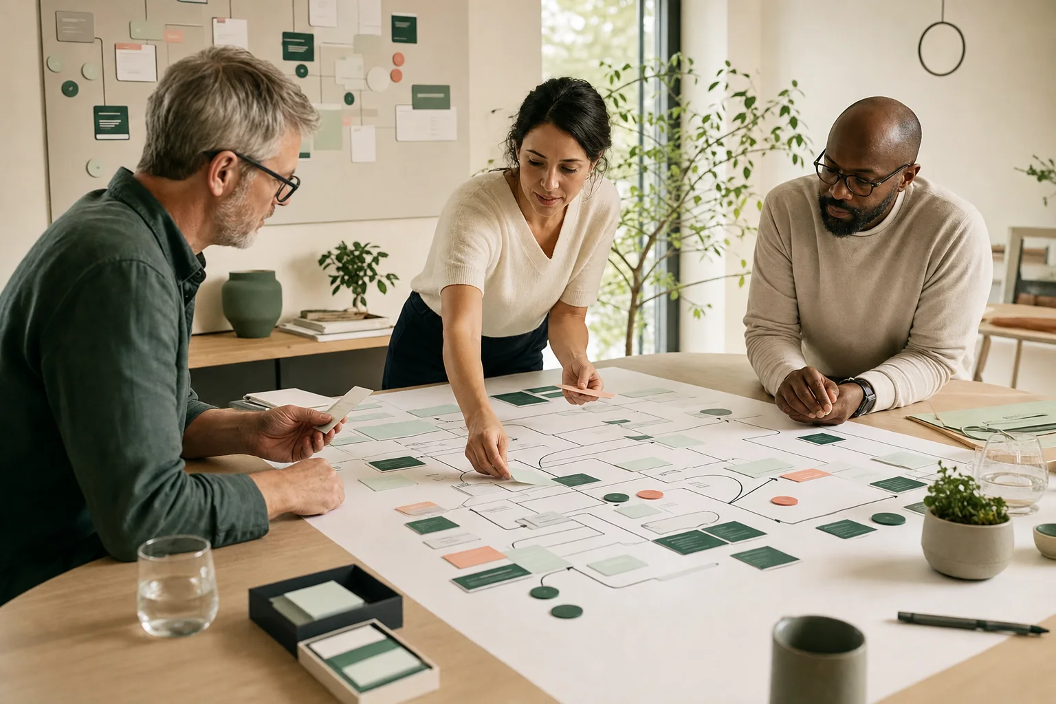 Team reviewing Salesforce processes, dependencies and architecture decisions together.